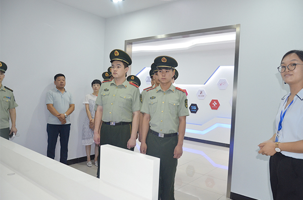欢迎滁州市武警支队莅临安徽悦来悦好考察交流