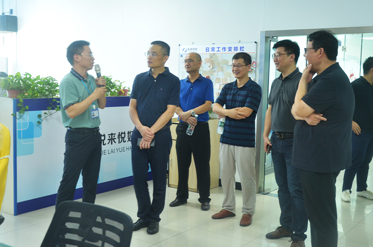 池州学院领导莅临我司参观交流